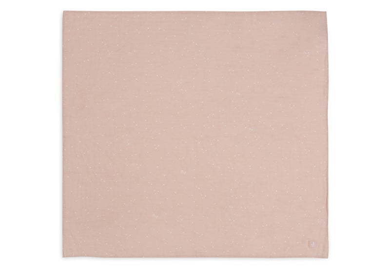 Jollein Swaddle Muslin 115x115cm Twinkling Wild Rose (2pack) - Image 3